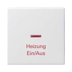 Wippe Kontrollf. + Heizung Ein/Aus System 55 Reinweiß Gira 067803