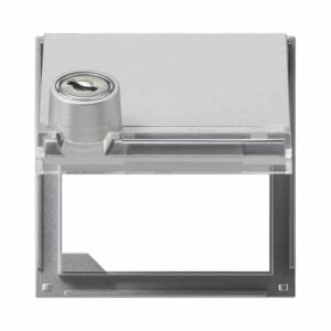 Adapterrahmen KD Schloss gleich + BSF Gira TX_44 (WG UP) F Alu Gira 069765