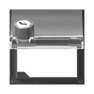 Adapterrahmen KD Schloss gleich + BSF Gira TX_44 (WG UP) Anthrazit Gira 069767