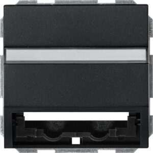 Datenhaube Tragring + BSF System 55 Schwarz m Gira 0870005