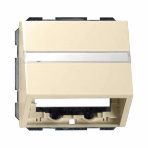 Datenhaube Tragring + BSF System 55 Cremeweiß Gira 087001