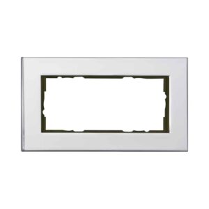 Abdeckrahmen 2f o.M. Gira Esprit Chrom Gira 100210