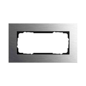 Abdeckrahmen 2f o.M. Gira Esprit Edelstahl Gira 1002219