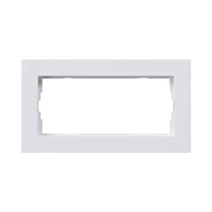 Abdeckrahmen 2f o.M. flach Gira E2 Reinweiß m Gira 1002225