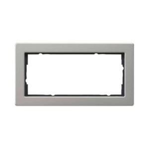Abdeckrahmen 2f o.M. Gira E2 Edelstahl Gira 100233
