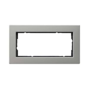 Abdeckrahmen 2f o.M. flach Gira E2 Edelstahl Gira 1002335