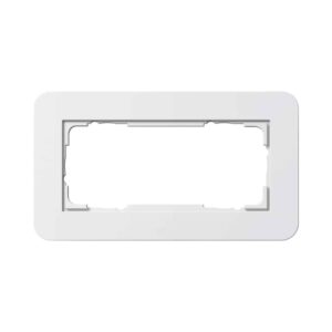Abdeckrahmen 2f o.M. Gira E3 Reinweiß/Reinweiß Gira 1002410