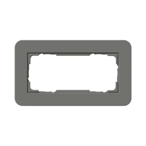 Abdeckrahmen 2f o.M. Gira E3 Dklgrau/Reinweiß Gira 1002413