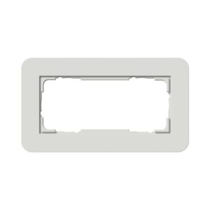 Abdeckrahmen 2f o.M. Gira E3 Hellgrau/Anthrazit Gira 1002421