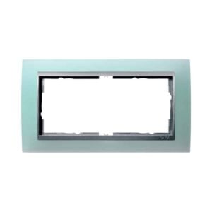 Abdeckrahmen 2f o.M. Zwischenr. F Alu Gira Event Opak Mint Gira 100251