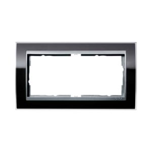 Abdeckrahmen 2f o.M. Zwischenr. F Alu Gira Event Klar Schwarz Gira 1002736