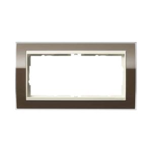 Abdeckrahmen 2f o.M. Zwischenr. CW Gira Event Klar Braun Gira 1002761