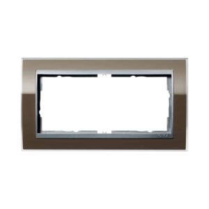 Abdeckrahmen 2f o.M. Zwischenr. F Alu Gira Event Klar Braun Gira 1002766