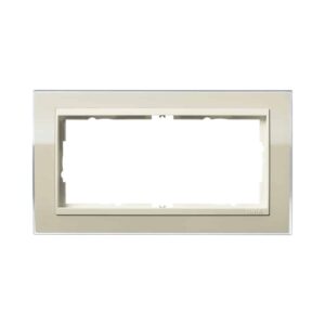 Abdeckrahmen 2f o.M. Zwischenr. CW Gira Event Klar Sand Gira 1002771