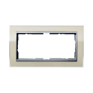 Abdeckrahmen 2f o.M. Zwischenr. F Alu Gira Event Klar Sand Gira 1002776