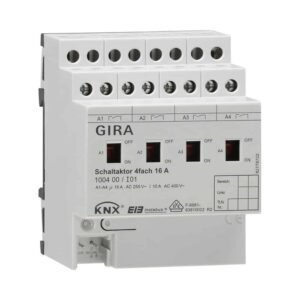 Schaltaktor 4f 16 A Hand KNX REG Gira 100400