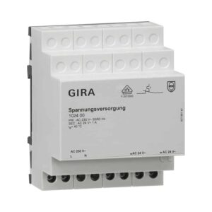 Spannungsvers. AC 24 V 1 A REG Zubehör Gira 102400