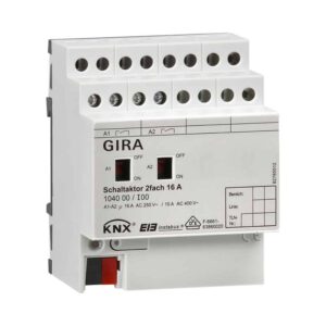 Schaltaktor 2f 16 A Hand KNX REG Gira 104000