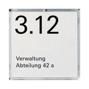 Namens-/Türschild 1f Zubehör Gira 107100
