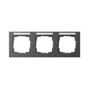 Abdeckrahmen 3f waager. BSF Gira E2 Anthrazit Gira 109323
