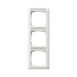 Abdeckrahmen 3f senkr. BSF Standard 55 Reinweiß Gira 110303