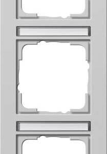 Abdeckrahmen 3f senkr. BSF Gira E2 Grau m Gira 110337