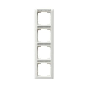 Abdeckrahmen 4f senkr. BSF Standard 55 Reinweiß Gira 111403