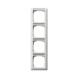Abdeckrahmen 4f senkr. BSF Standard 55 Reinweiß m Gira 111427