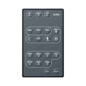 IR-Fernbedienung PIR KNX Zubehör Gira 211500