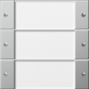 Wippenset 3f BSF System 55 Klar/Edelstahl Gira 2133600