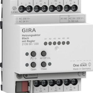 Heizungsaktor 6f Regler OneKNX REG Gira 213900