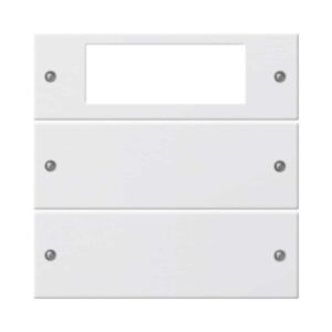 Wippenset 2f Plus System 55 Reinweiß m(lack.) Gira 219227