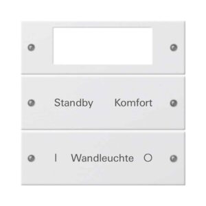 Wippenset 2f Plus beschr. System 55 Reinweiß(lack.) Gira 221203