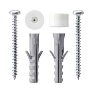 Set Distanzhülsen Schrauben Rauchwarnmelder Gira 234200