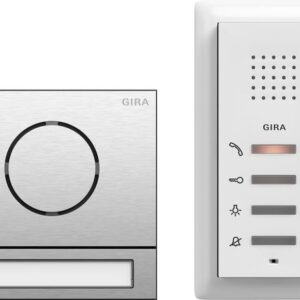 EFH-Paket Audio System 106 Edelstahl Gira 2406000