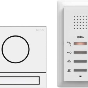 EFH-Paket Audio System 106 Verkehrsweiß(lack.) Gira 2406902