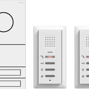 ZFH-Paket Audio System 106 Verkehrsweiß(lack.) Gira 2407902