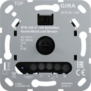 RTR 230 V Schließer Kontroll FBH Einsatz Gira 247400