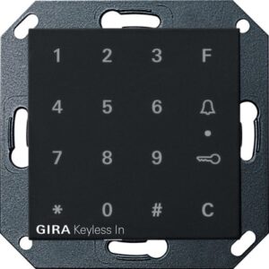 Gira Keyless In Codetastatur System 55 Schwarz m Gira 2605005