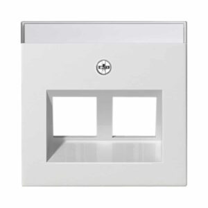 Abd. 30° + BSF f. Tragring MJ 2f System 55 Reinweiß m Gira 264027