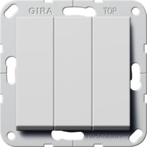 Wippschalter BS 3f Aus System 55 Grau m Gira 2830015