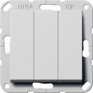 Wipptaster BS 3f Schließer System 55 Grau m Gira 2844015