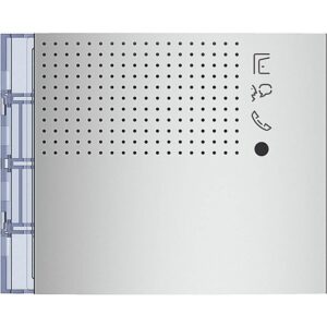 Abdeckung für Lautsprechermodul PLUS, ohne Ruftasten,  Farbe: Allmetal BTICINO 351101