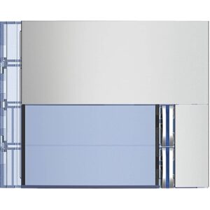 Frontblende für Ruftastmodul SFERA Aluminium mit 2 Ruftasten; Farbe: Allmetal Bticino 352021