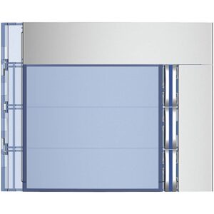 Abdeckung für Ruftastenmodule von SFERA Aluminium, 3 Ruftasten,  Farbe: Allmetal BTICINO 352031