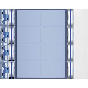 Frontblende Ruftastmodul 8Rt-D Allwhite Bticino 352182