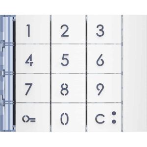 Frontblende Zehnertastatur Allwhite Bticino 353002