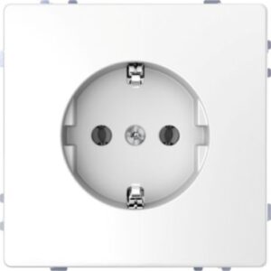 Merten MEG2301-0344 Presa SCHUKO Bianca Lucida – Sistema M, Schneider Electric