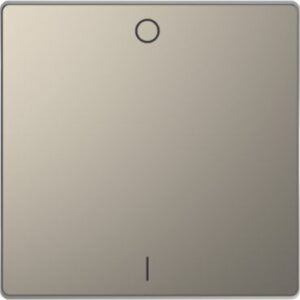Wippe mit Kennzeichnung 0/ 1, Nickelmetallic, System Design Merten MEG3301-6050