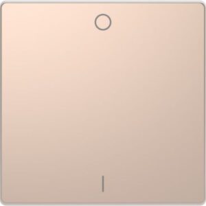 Wippe mit Kennzeichnung 0/ 1, Champagnermetallic, System Design Merten MEG3301-6051